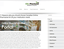 Tablet Screenshot of exlpharmacy.com